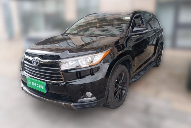 Used Toyota Highlander 2017 2.0T Four-Wheel Drive Black Edition Limited Model