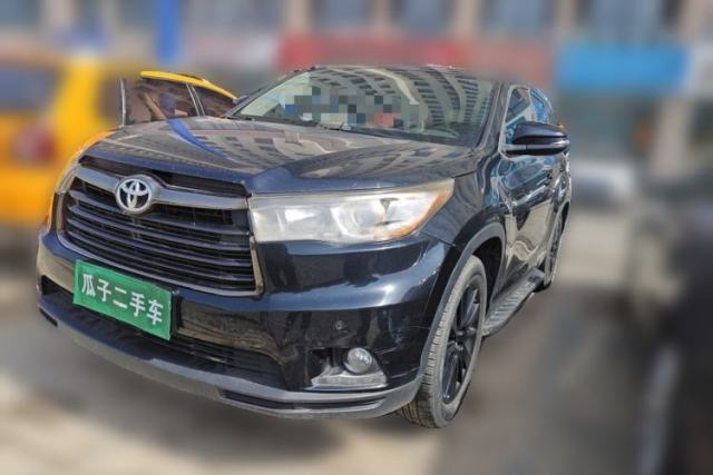 Used Toyota Highlander 2017 2.0T Four-Wheel Drive Black Edition Limited Model