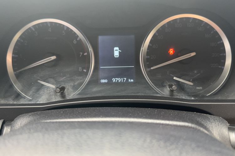 Used Toyota Highlander 2017 2.0T Four-Wheel Drive Elite Edition 7-Seater Odometer Close Up