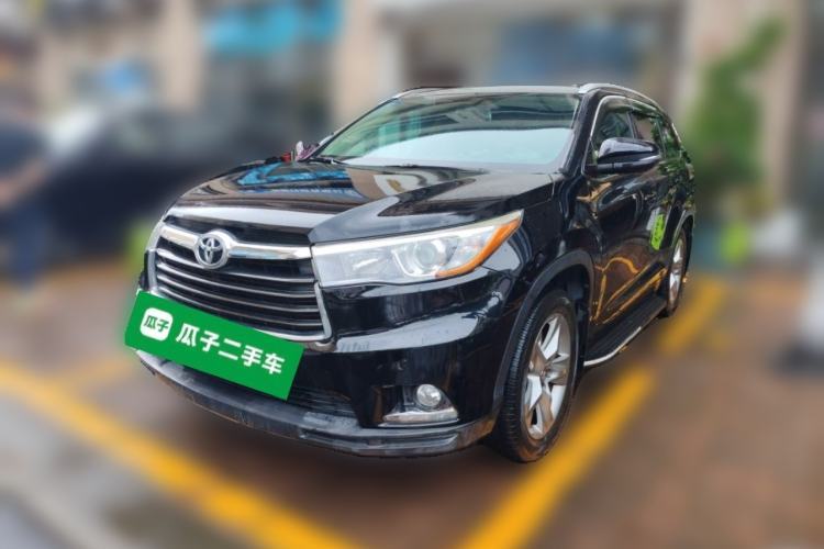 Used Toyota Highlander 2017 2.0T Two-Wheel Drive Luxury Edition 7 Seats Guazi used car, China used car export, Used car for sale, Used cars, Cheapest cars for sale