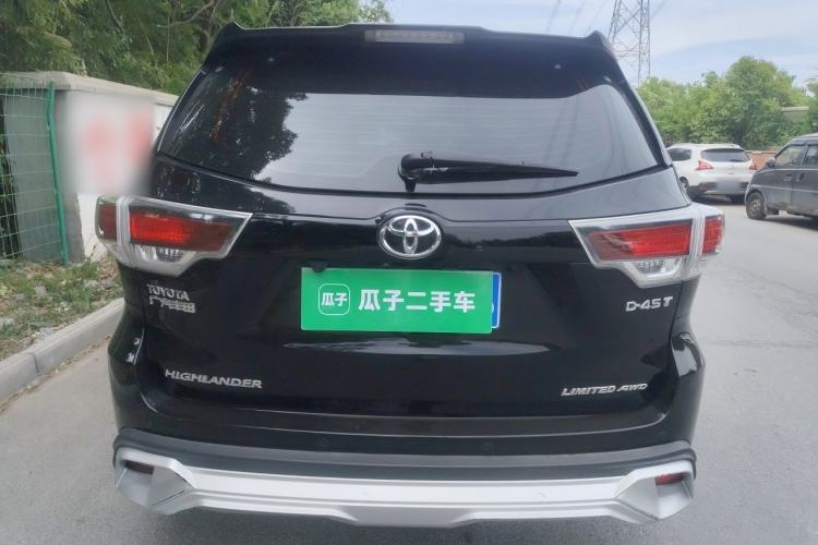Used Toyota Highlander 2017 2.0T Four-Wheel Drive Ultimate Edition 7 Seats Rear