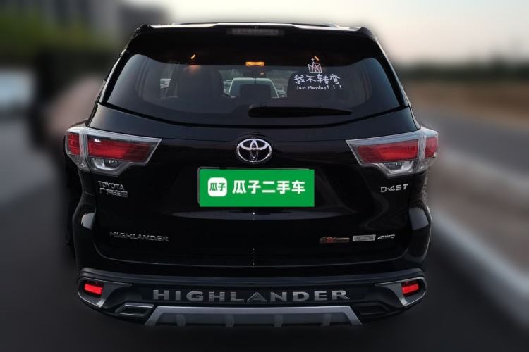 Used Toyota Highlander 2017 2.0T Four-Wheel Drive Elite Edition 7-Seater Rear