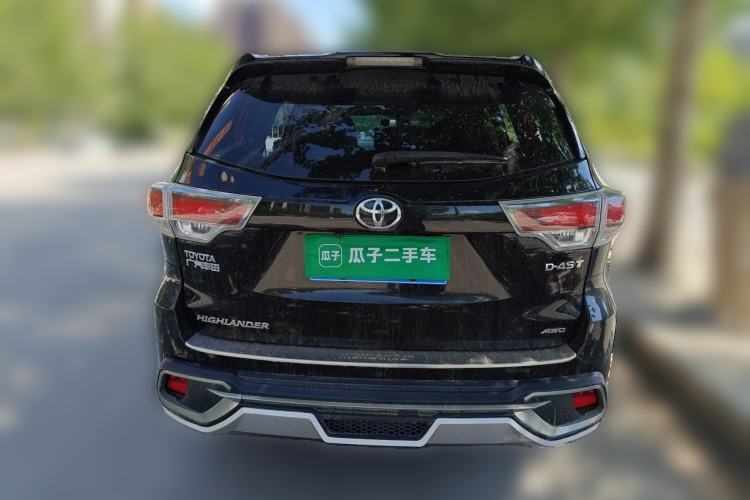 Used Toyota Highlander 2017 2.0T Four-Wheel Drive Elite Edition 7-Seater Rear