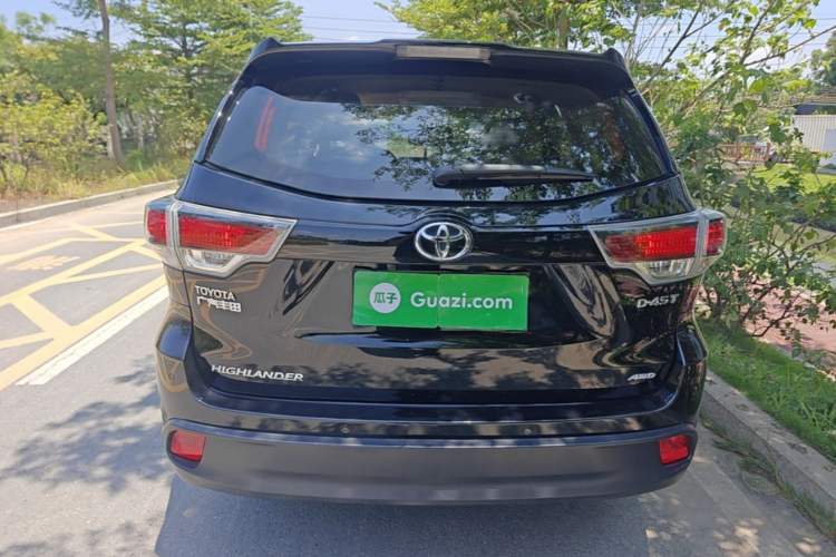 Used Toyota Highlander 2017 2.0T Four-Wheel Drive Elite Edition 7-Seater Rear