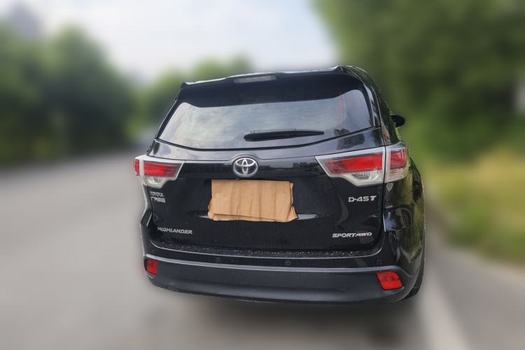Used Toyota Highlander 2017 2.0T Four-Wheel Drive Luxury Edition 7 Seats Rear