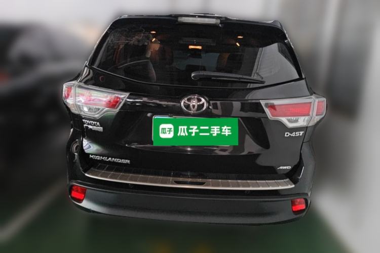 Used Toyota Highlander 2017 2.0T Four-Wheel Drive Elite Edition 7-Seater Rear