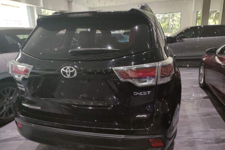 Used Toyota Highlander 2017 2.0T Four-Wheel Drive Elite Edition 7-Seater Rear
