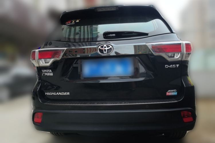 Used Toyota Highlander 2017 2.0T Four-Wheel Drive Elite Edition 7-Seater Rear