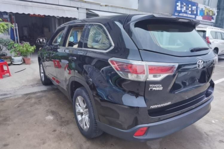 Used Toyota Highlander 2017 2.0T Two-Wheel Drive Elite Edition 5 Seats Rear Left 45 Deg