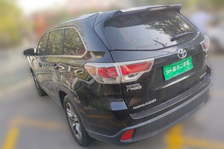 Used Toyota Highlander 2017 2.0T Four-Wheel Drive Luxury Edition 7 Seats Rear Left 45 Deg