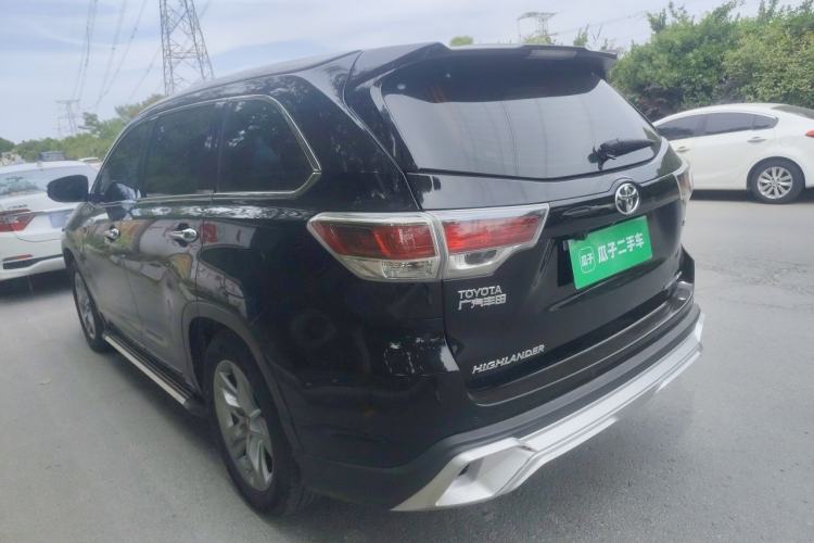 Used Toyota Highlander 2017 2.0T Four-Wheel Drive Ultimate Edition 7 Seats Rear Left 45 Deg