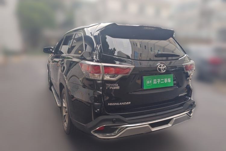 Used Toyota Highlander 2017 2.0T Four-Wheel Drive Luxury Edition 7 Seats Rear Left 45 Deg