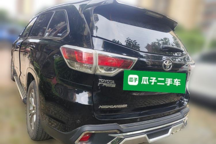 Used Toyota Highlander 2017 2.0T Two-Wheel Drive Elite Edition 5 Seats Rear Left 45 Deg