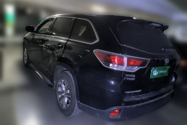 Used Toyota Highlander 2017 2.0T Four-Wheel Drive Elite Edition 7-Seater Rear Left 45 Deg