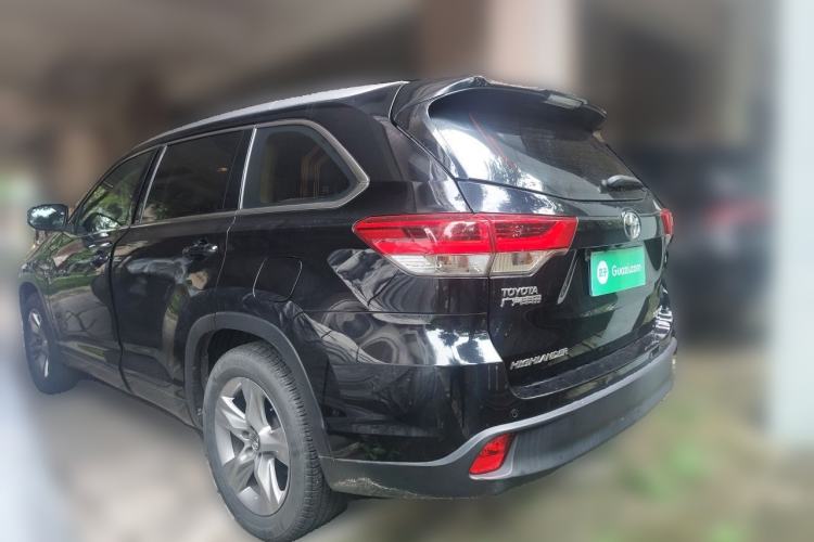 Used Toyota Highlander 2017 2.0T Four-Wheel Drive Luxury Edition 7 Seats Rear Left 45 Deg