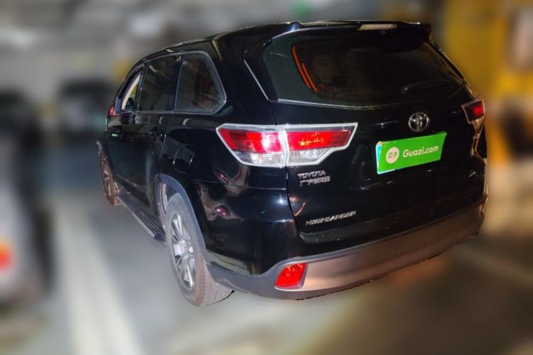 Used Toyota Highlander 2017 2.0T Four-Wheel Drive Elite Edition 7-Seater Rear Left 45 Deg