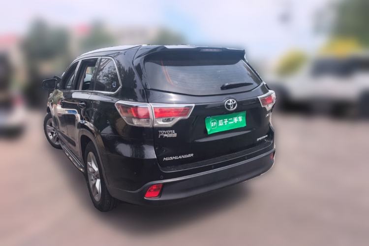 Used Toyota Highlander 2017 2.0T Four-Wheel Drive Luxury Edition 7 Seats Rear Left 45 Deg
