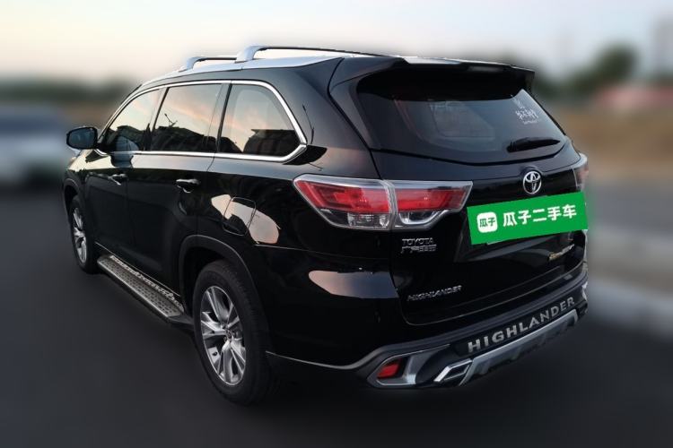 Used Toyota Highlander 2017 2.0T Four-Wheel Drive Elite Edition 7-Seater Rear Left 45 Deg