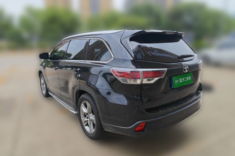 Used Toyota Highlander 2017 2.0T Four-Wheel Drive Luxury Edition 7 Seats Rear Left 45 Deg