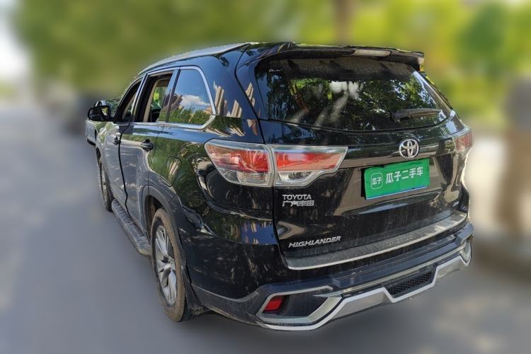 Used Toyota Highlander 2017 2.0T Four-Wheel Drive Elite Edition 7-Seater Rear Left 45 Deg