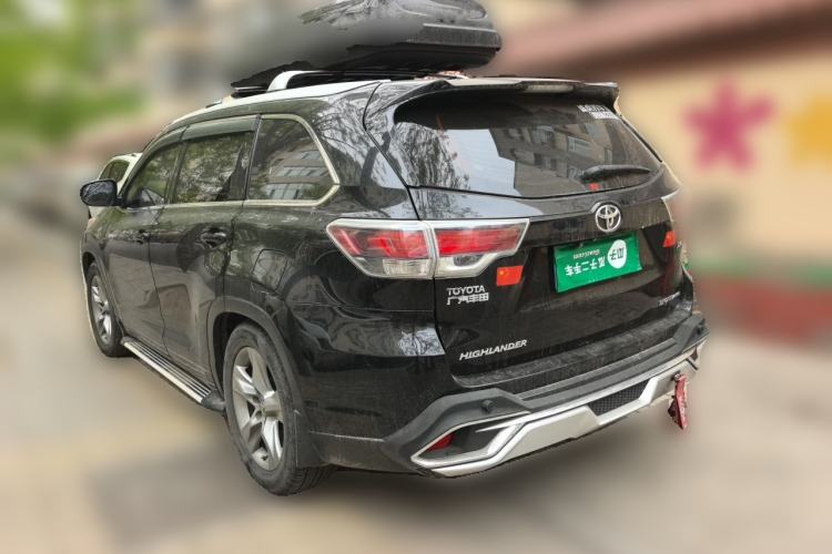 Used Toyota Highlander 2017 2.0T Four-Wheel Drive Luxury Edition 7 Seats Rear Left 45 Deg