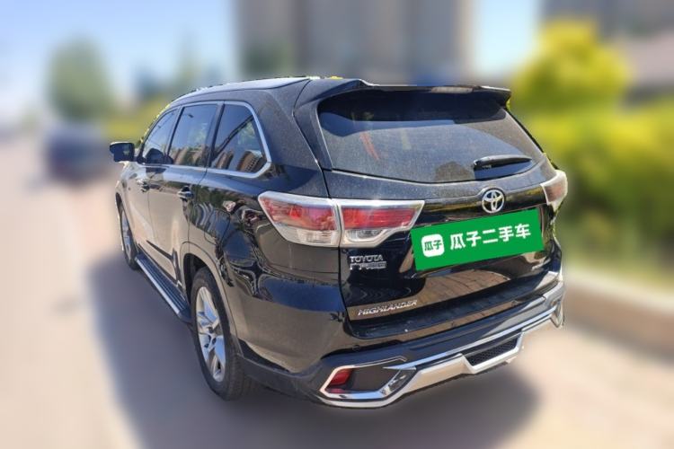 Used Toyota Highlander 2017 2.0T Four-Wheel Drive Luxury Edition 7 Seats Rear Left 45 Deg