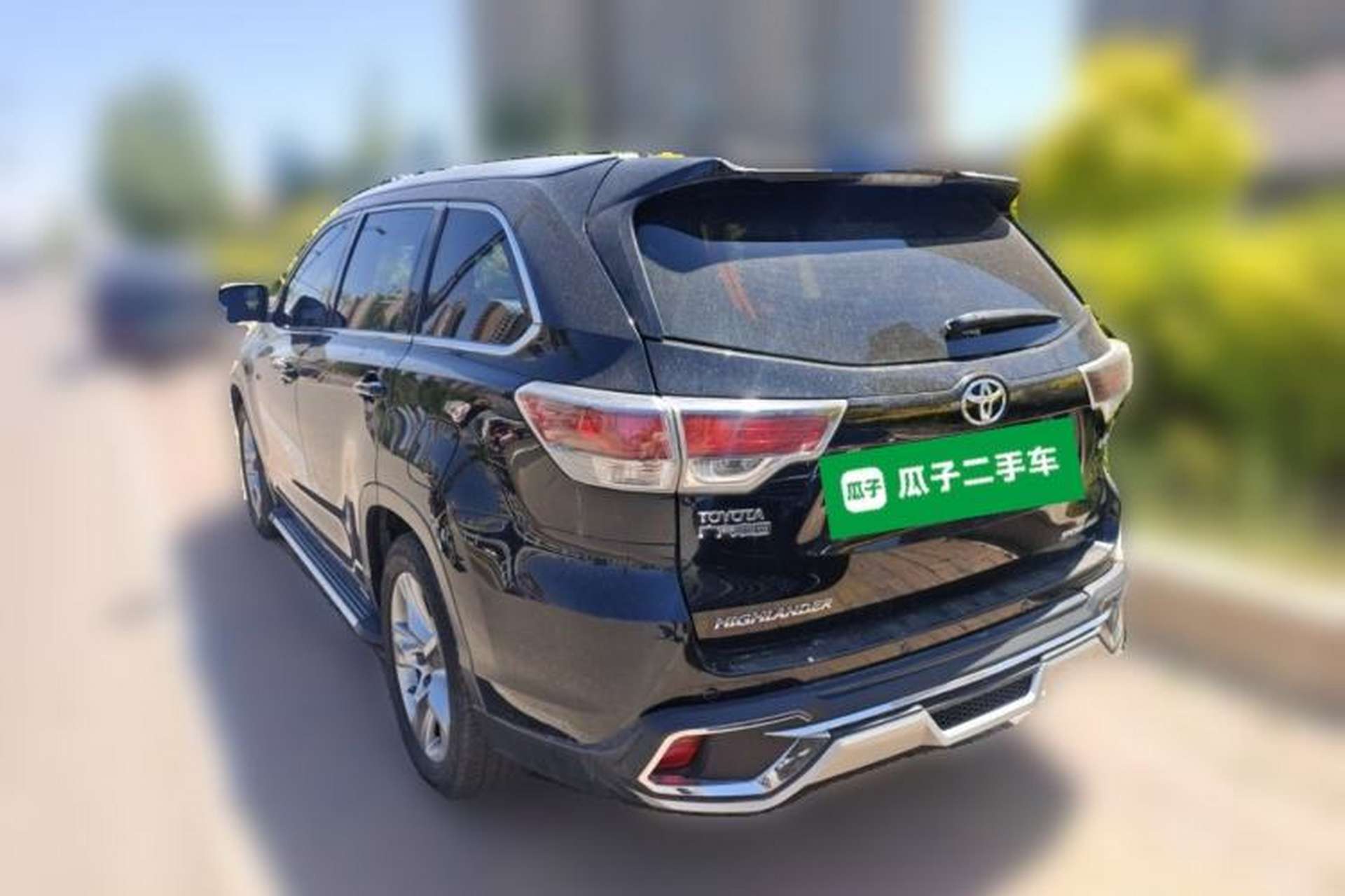 Used Toyota Highlander 2017 2.0T Four-Wheel Drive Luxury Edition 7 Seats Rear Left 45 Deg