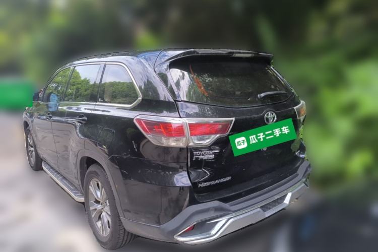 Used Toyota Highlander 2017 2.0T Four-Wheel Drive Elite Edition 7-Seater Rear Left 45 Deg