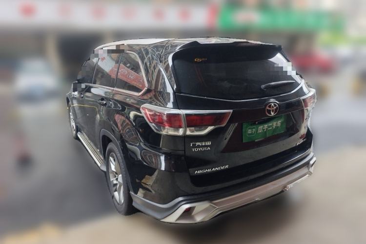 Used Toyota Highlander 2017 2.0T Four-Wheel Drive Luxury Edition 7 Seats Rear Left 45 Deg