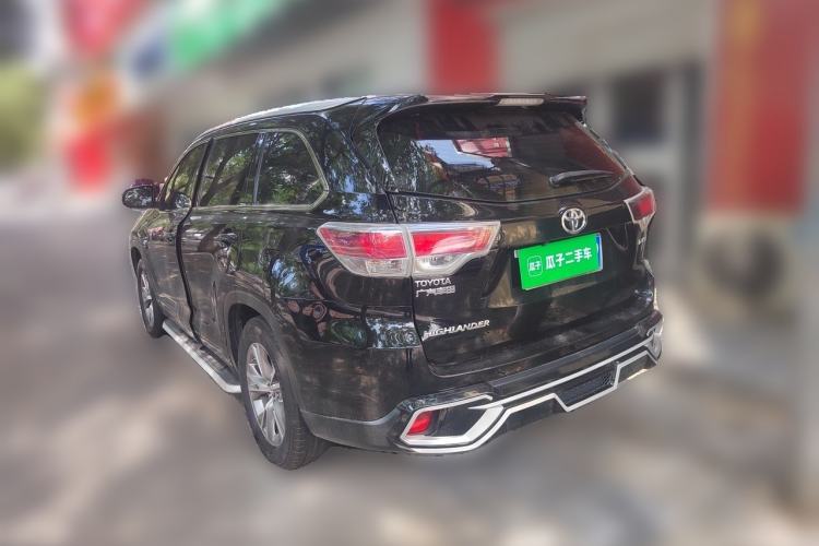 Used Toyota Highlander 2017 2.0T Two-Wheel Drive Elite Version 7 Seats Rear Left 45 Deg