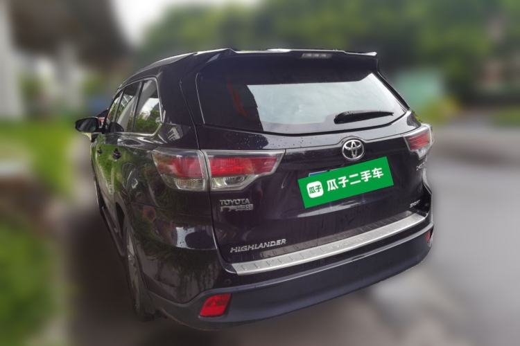 Used Toyota Highlander 2017 2.0T Two-Wheel Drive Luxury Edition 7 Seats Rear Left 45 Deg