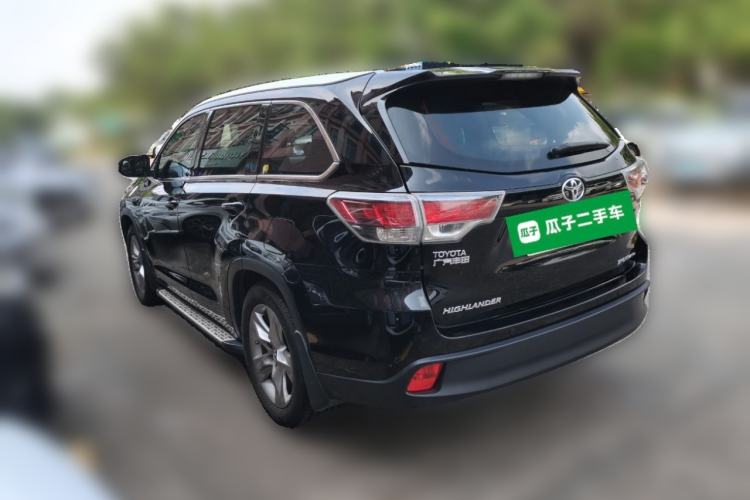 Used Toyota Highlander 2017 2.0T Four-Wheel Drive Luxury Edition 7 Seats Rear Left 45 Deg
