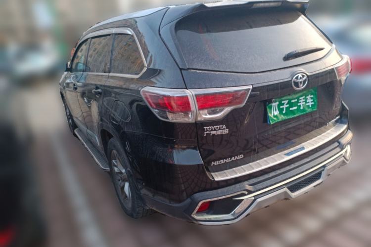 Used Toyota Highlander 2017 2.0T Four-Wheel Drive Luxury Edition 7 Seats Rear Left 45 Deg