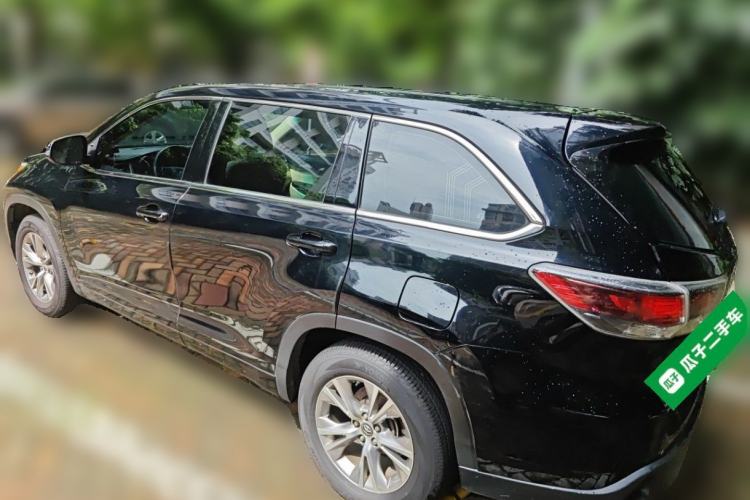 Used Toyota Highlander 2017 2.0T Four-Wheel Drive Elite Edition 7-Seater Rear Left 45 Deg