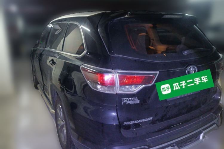 Used Toyota Highlander 2017 2.0T Four-Wheel Drive Elite Edition 7-Seater Rear Left 45 Deg