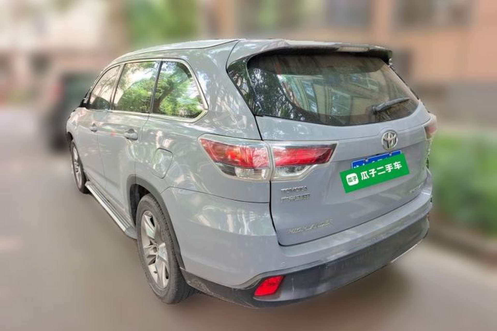 Used Toyota Highlander 2017 2.0T Four-Wheel Drive Luxury Edition 7 Seats Rear Left 45 Deg