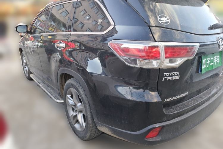 Used Toyota Highlander 2017 2.0T Four-Wheel Drive Luxury Edition 7 Seats Rear Left 45 Deg