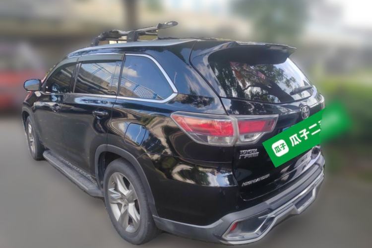 Used Toyota Highlander 2017 2.0T Four-Wheel Drive Luxury Edition 7 Seats Rear Left 45 Deg