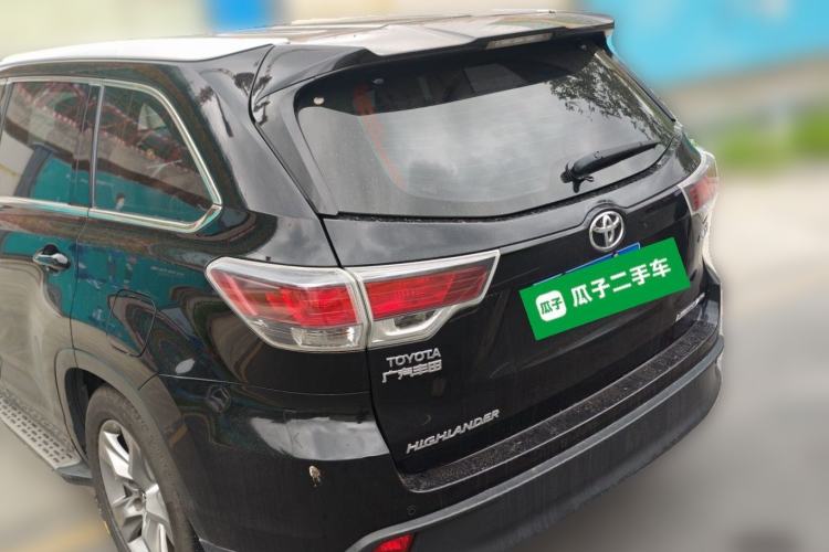 Used Toyota Highlander 2017 2.0T Four-Wheel Drive Ultimate Edition 7 Seats Rear Left 45 Deg