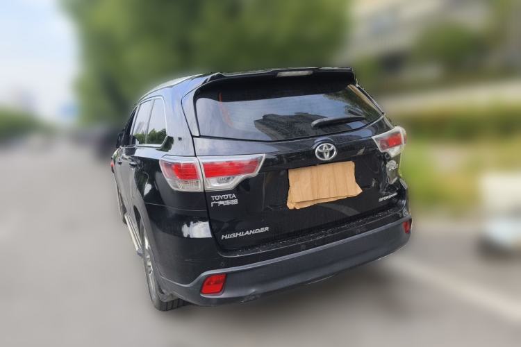 Used Toyota Highlander 2017 2.0T Four-Wheel Drive Luxury Edition 7 Seats Rear Left 45 Deg