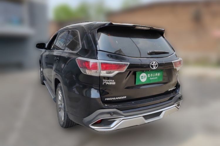 Used Toyota Highlander 2017 2.0T Four-Wheel Drive Luxury Edition 7 Seats Rear Left 45 Deg