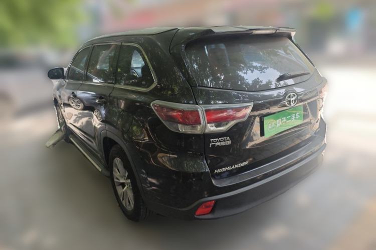 Used Toyota Highlander 2017 2.0T Four-Wheel Drive Elite Edition 7-Seater Rear Left 45 Deg
