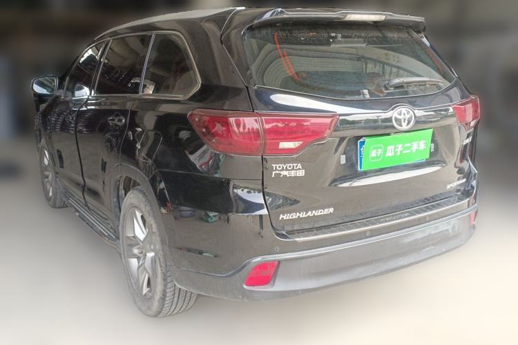 Used Toyota Highlander 2017 2.0T Four-Wheel Drive Luxury Edition 7 Seats Rear Left 45 Deg