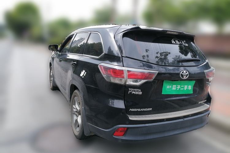 Used Toyota Highlander 2017 2.0T Four-Wheel Drive Luxury Edition 7 Seats Rear Left 45 Deg