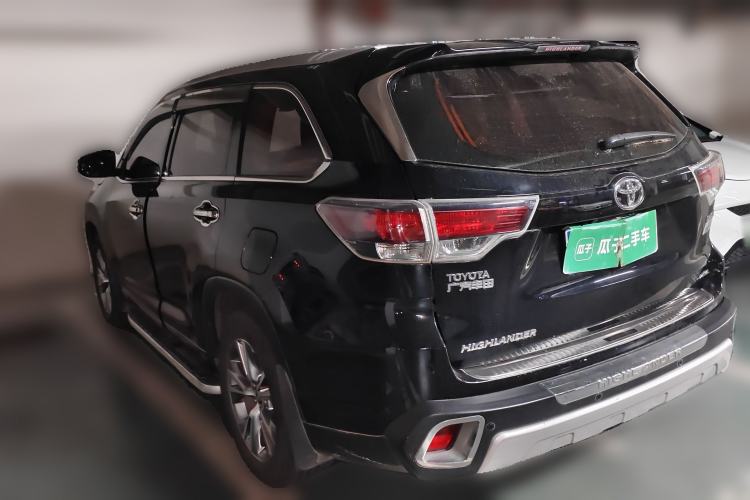 Used Toyota Highlander 2017 2.0T Four-Wheel Drive Elite Edition 7-Seater Rear Left 45 Deg