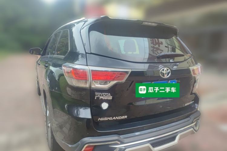 Used Toyota Highlander 2017 2.0T Four-Wheel Drive Luxury Edition 7 Seats Rear Left 45 Deg