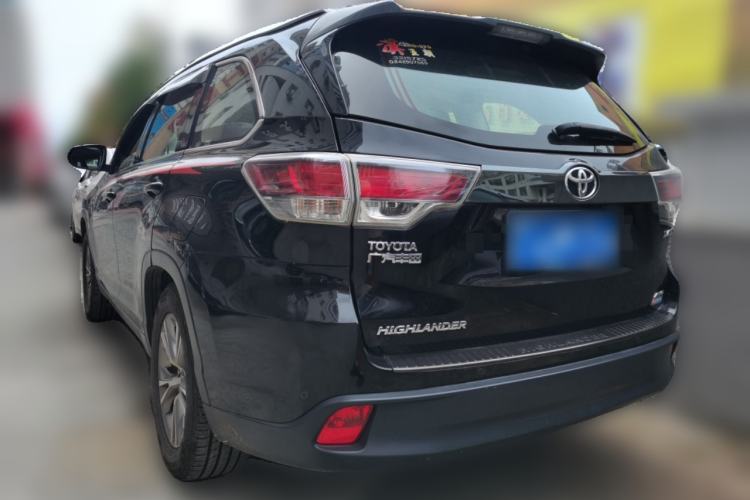 Used Toyota Highlander 2017 2.0T Four-Wheel Drive Elite Edition 7-Seater Rear Left 45 Deg