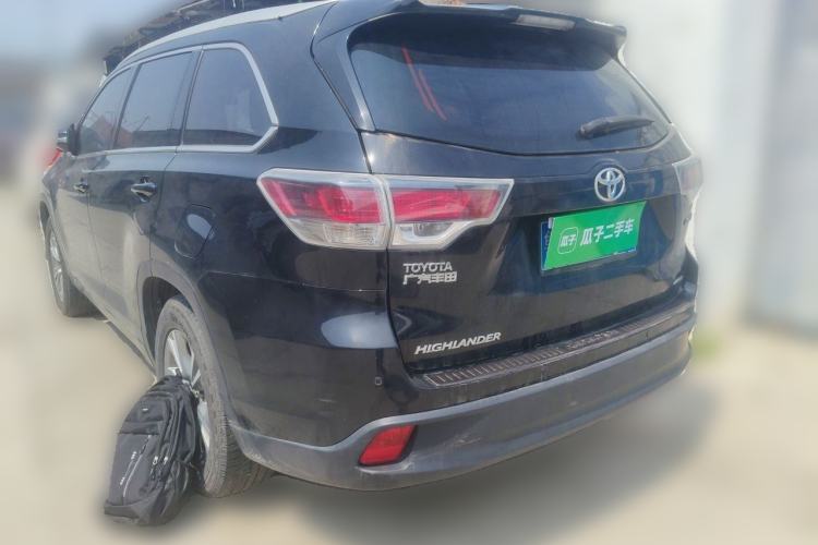 Used Toyota Highlander 2017 2.0T Four-Wheel Drive Elite Edition 7-Seater Rear Left 45 Deg