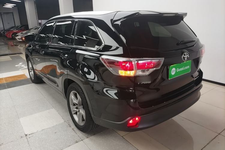 Used Toyota Highlander 2017 2.0T Four-Wheel Drive Luxury Edition 7 Seats Rear Left 45 Deg