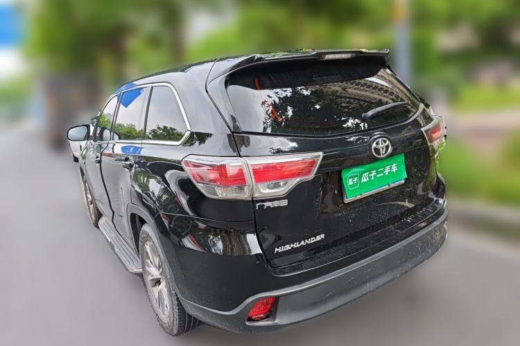 Used Toyota Highlander 2017 2.0T Two-Wheel Drive Elite Version 7 Seats Rear Left 45 Deg